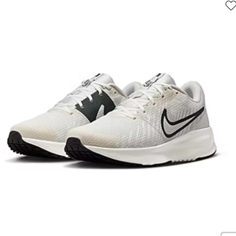Nike White and Black Running Shoes